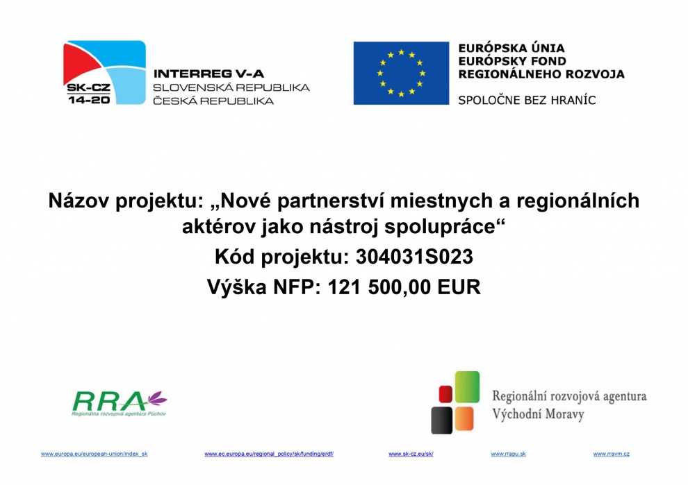 Nové partnerstvá miestnych a regionálnych aktérov ako nástroj spolupráce